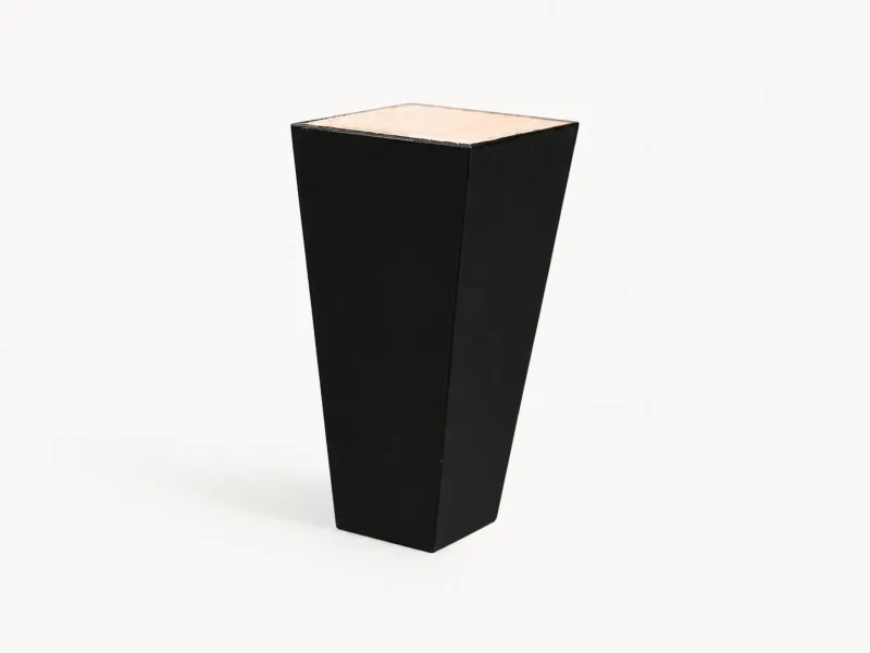 Chamfered leg, beech — furniture component